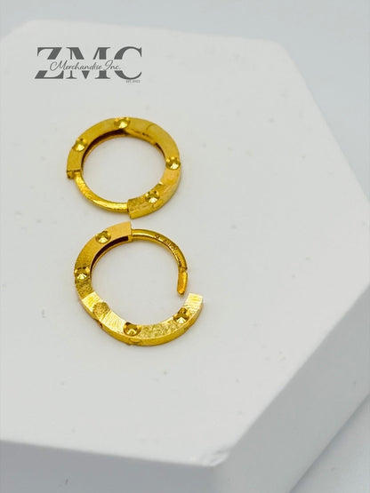 18K Gold Ear Cuff Earrings