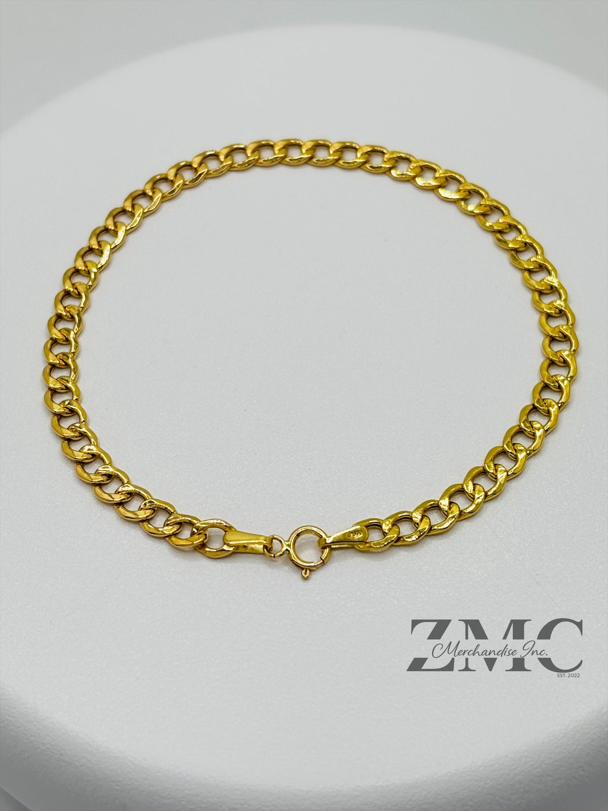 18K Gold Cadena Bracelet 4.3 mm