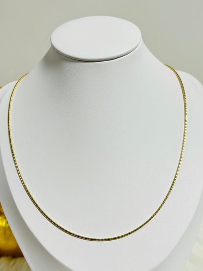 18k Gold Omega Chain