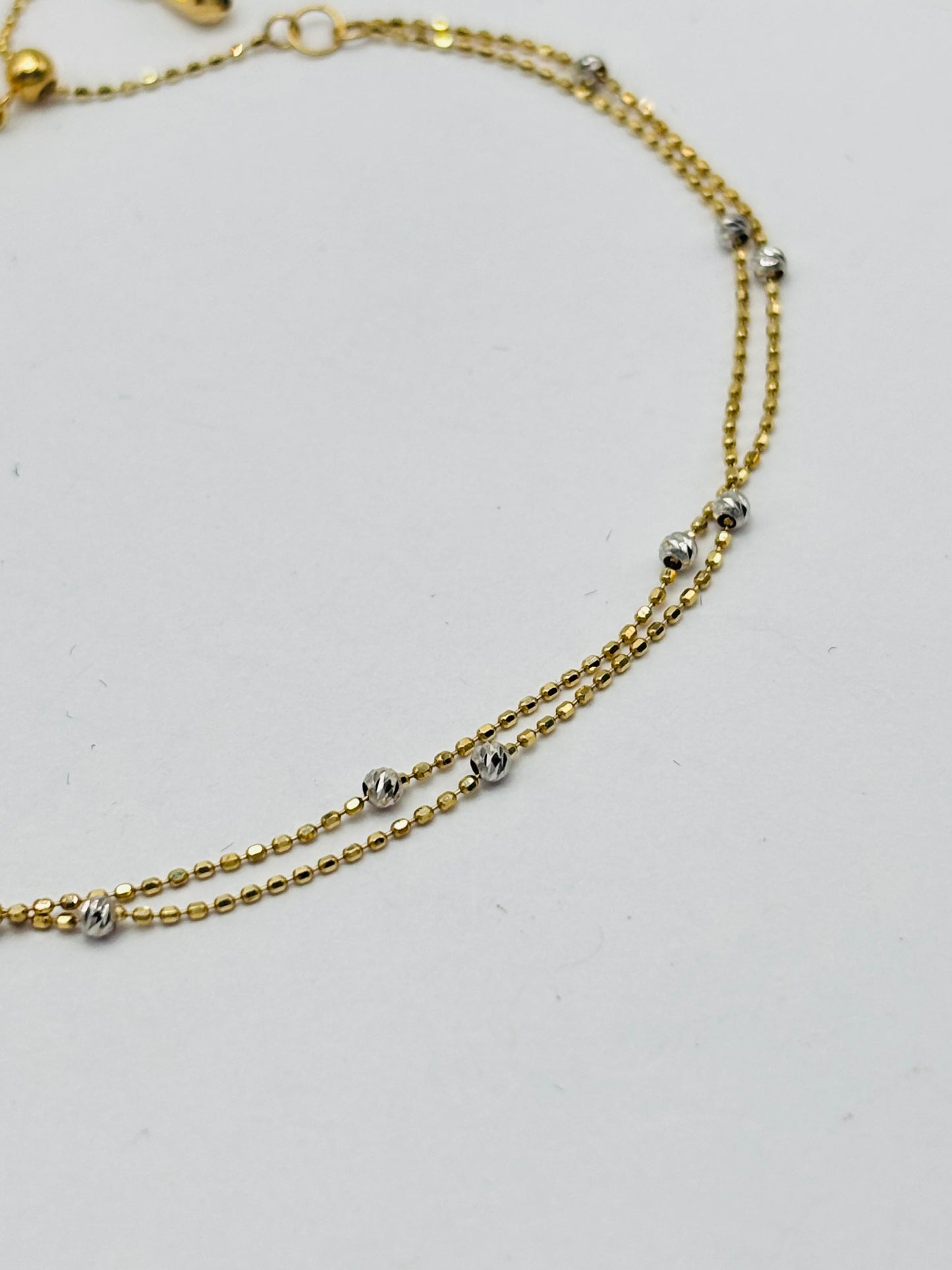 18K Gold Double Bracelet
