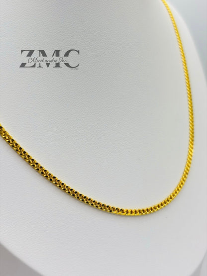 18K Gold Curb Chain
