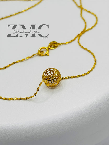 18K Gold Money Cather Necklace
