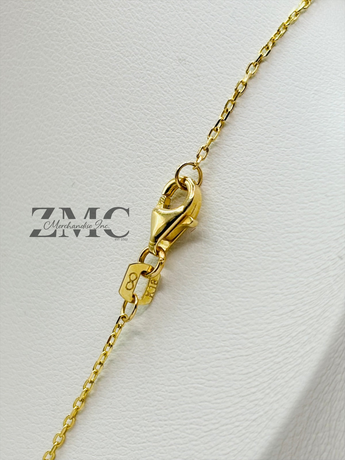 K18 Japan Gold Attached Heart Necklace