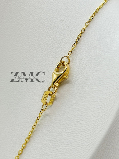 K18 Japan Gold Attached Heart Necklace