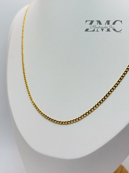 18K Gold Curb Chain