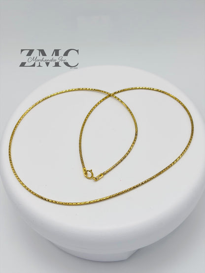 18k Gold Omega Chain