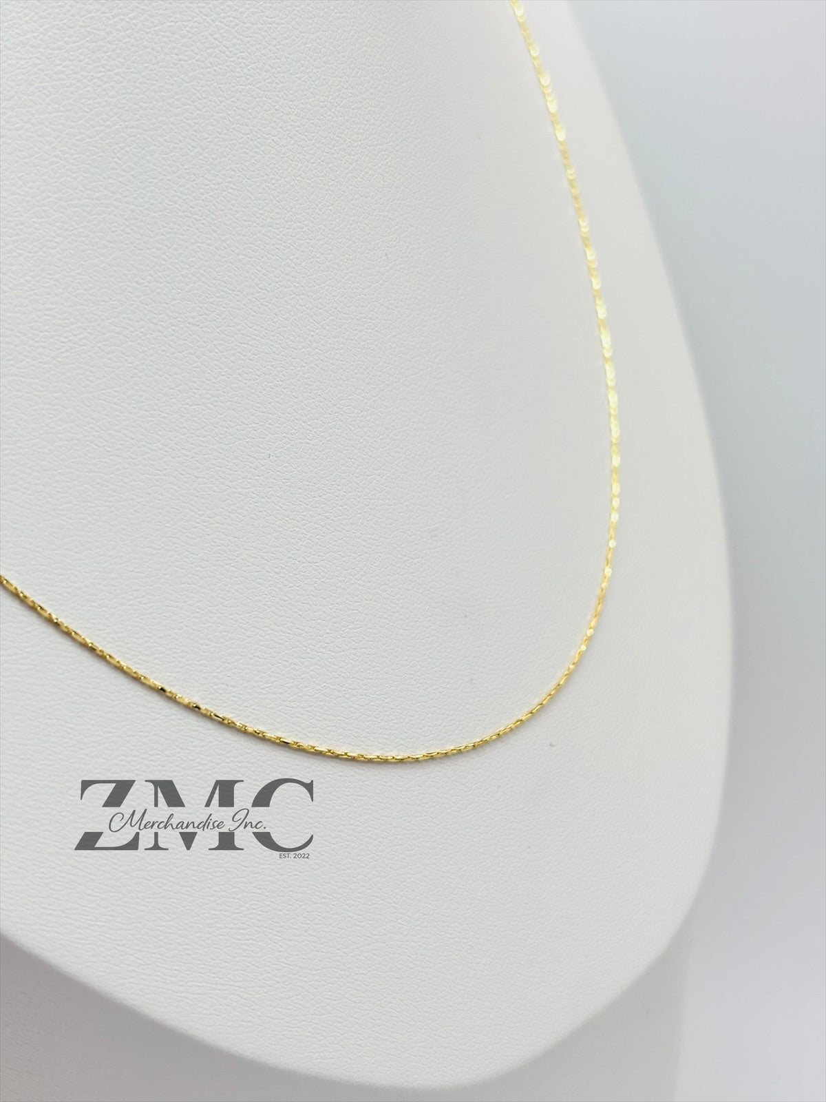 18K Gold Plain Chain