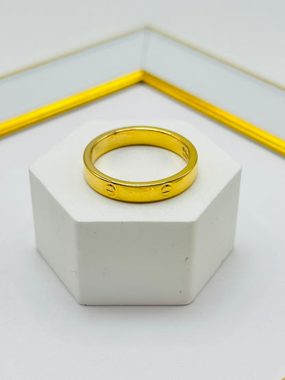 18K Gold Couple Ring