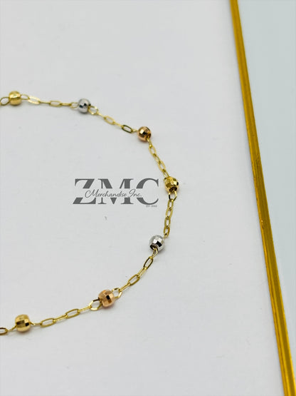 18K Gold Rosary Bracelet