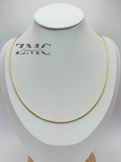18k Gold Omega Chain