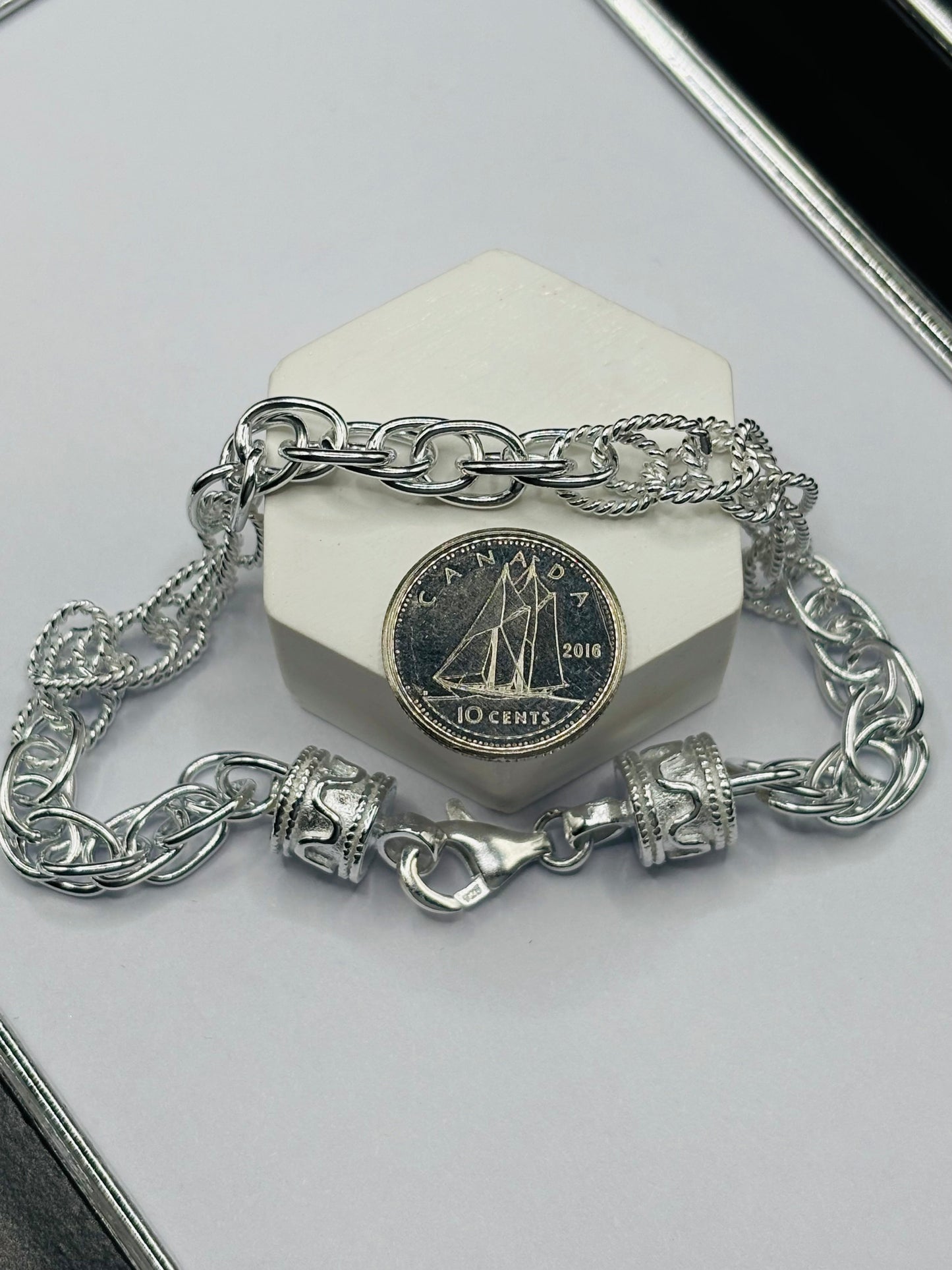 S925 Silver Double Bracelet