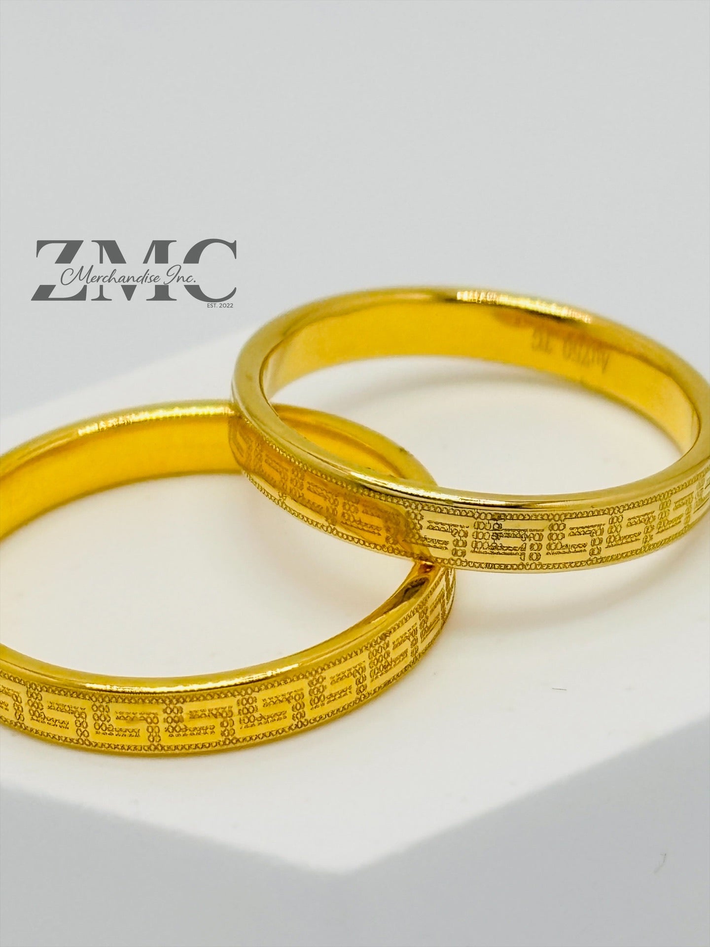 18K Gold Ver Couple Ring