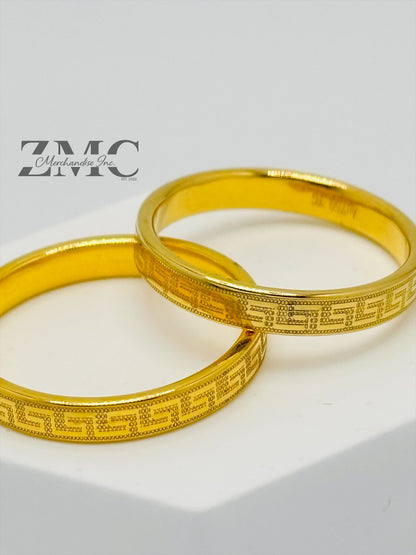 18K Gold Ver Couple Ring