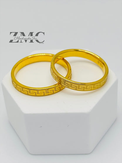 18K Gold Ver Couple Ring