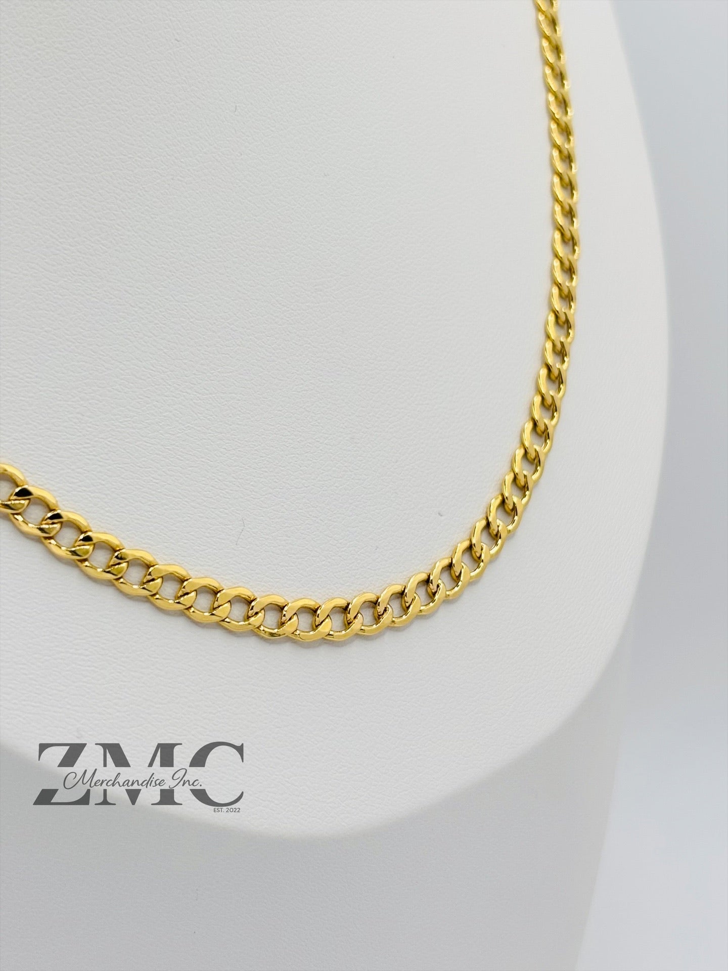 18K Gold Curb Chain