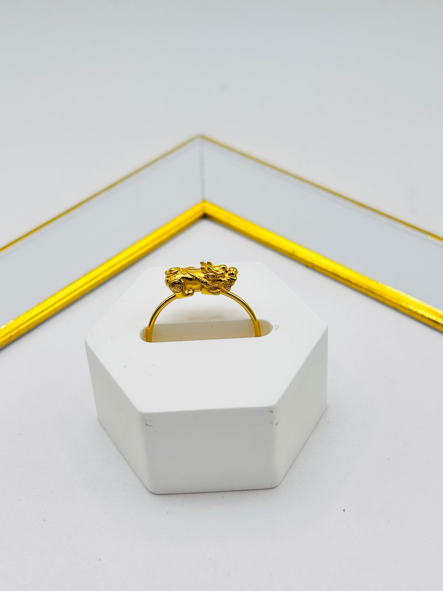 18K Gold Piyao/Pi Xiu Ring