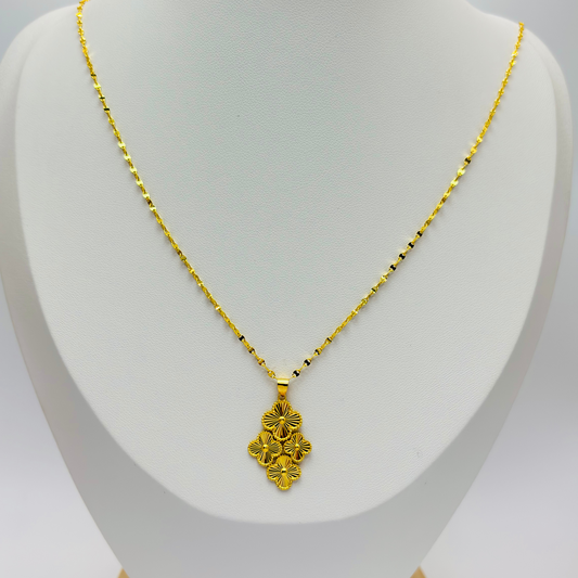 18K Gold Dancing Necklace