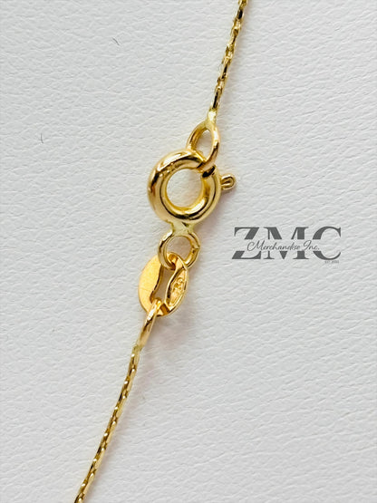 18K Gold Plain Chain