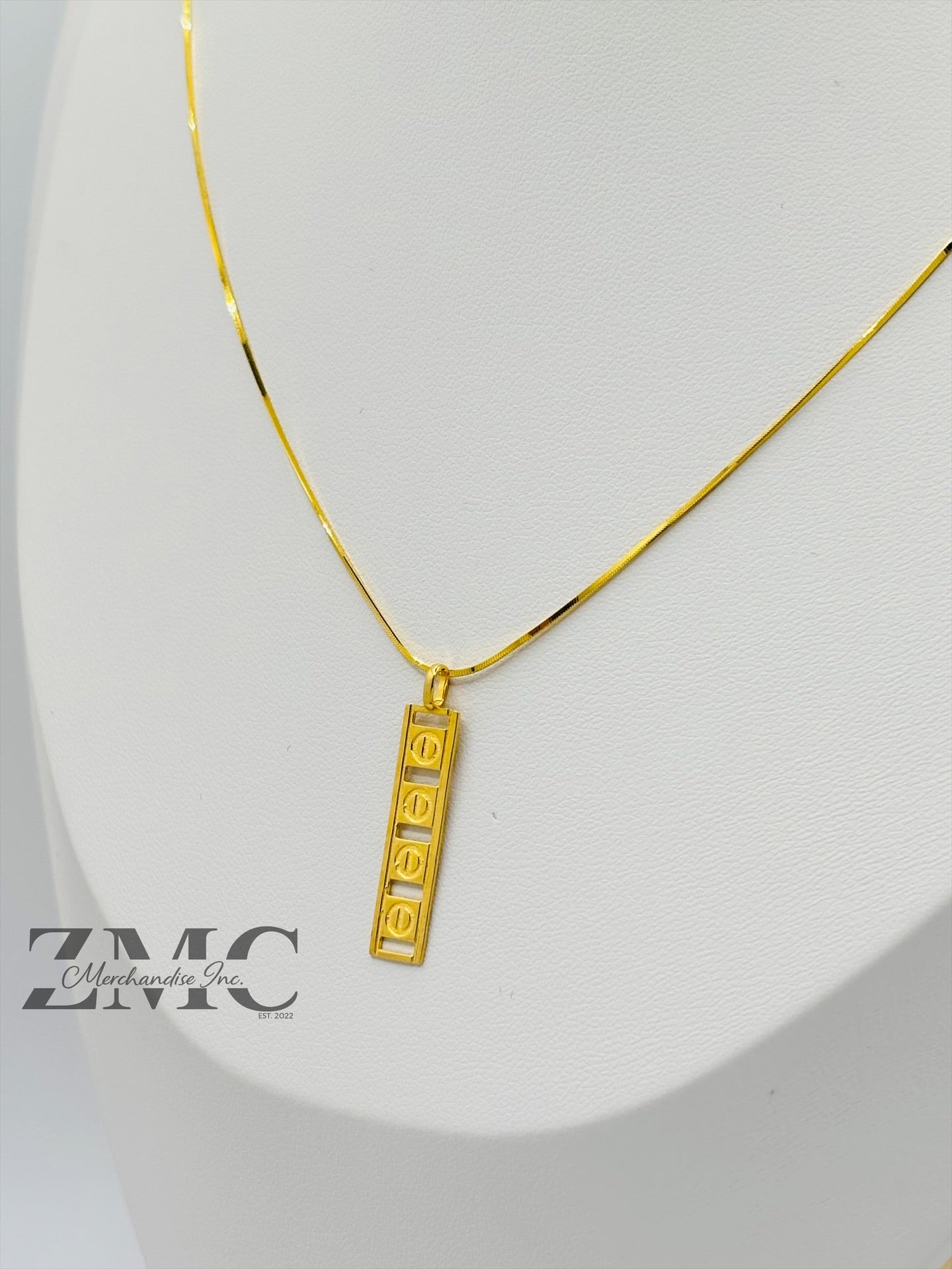 18K Gold Snake Necklace