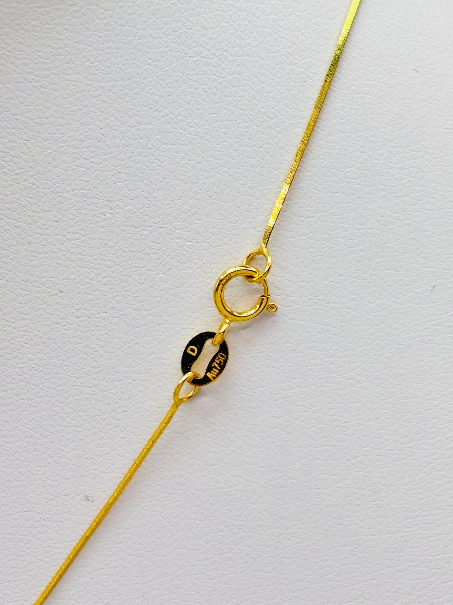 18K Gold Religious Necklace