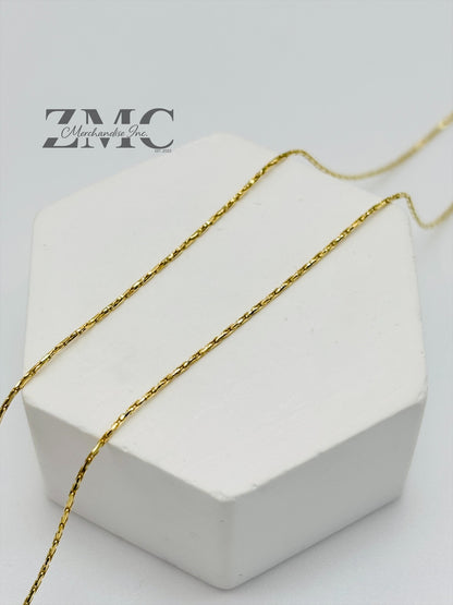 18K Gold Heart & Anchor Necklace