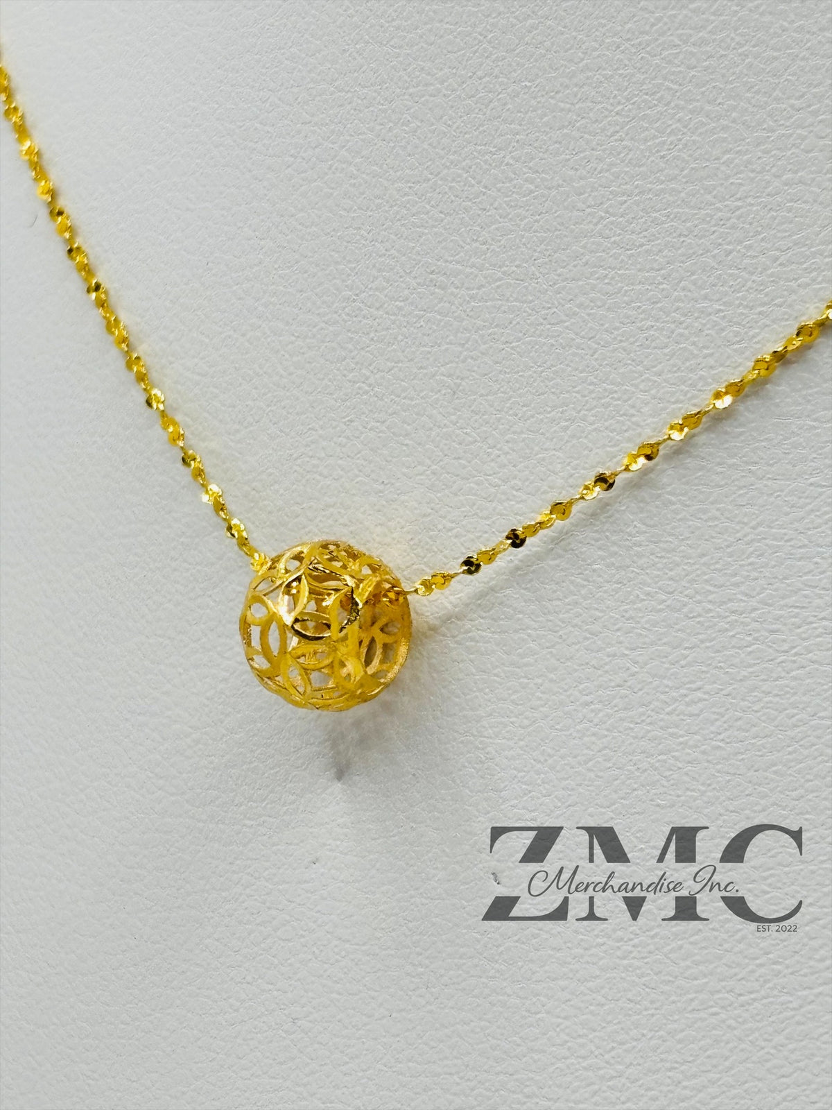 18K Gold Money Cather Necklace