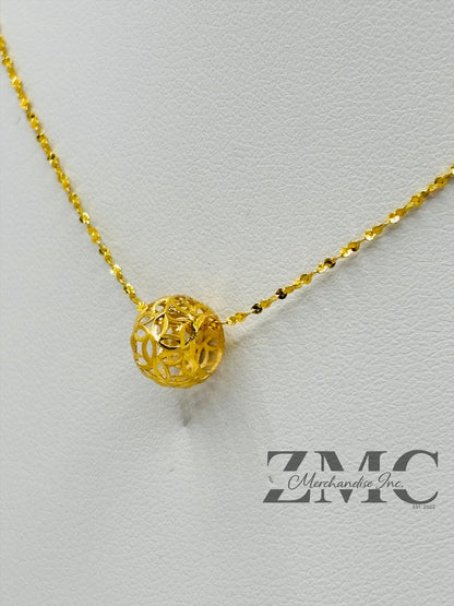 18K Gold Money Cather Necklace