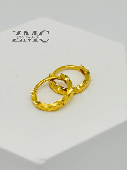 18K Gold Ear Cuff Earrings