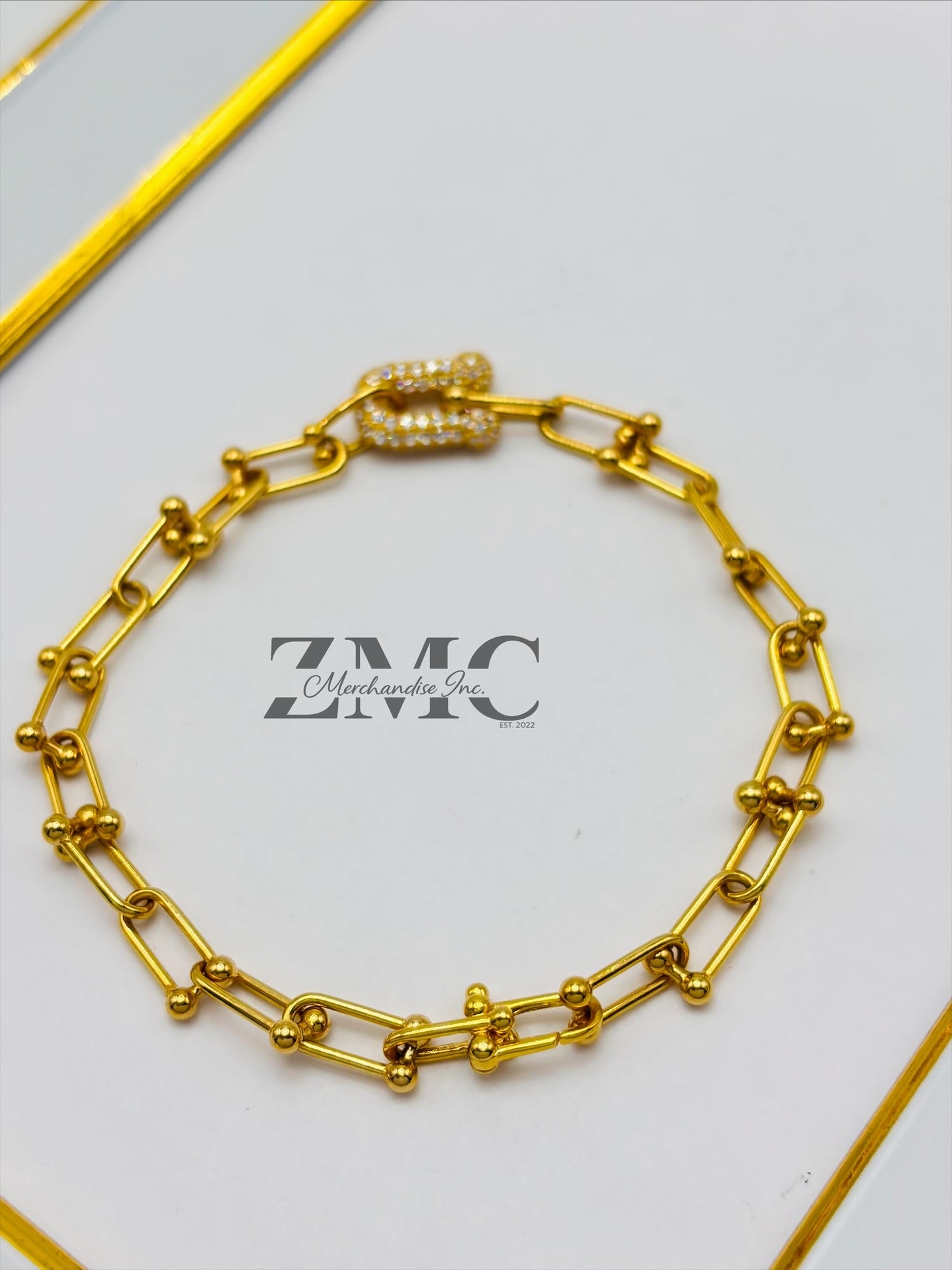 18K Gold Hardware Bracelet