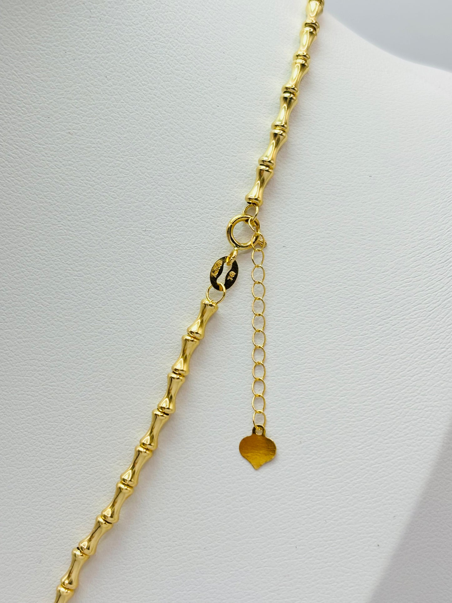 18K Gold Bamboo Chain
