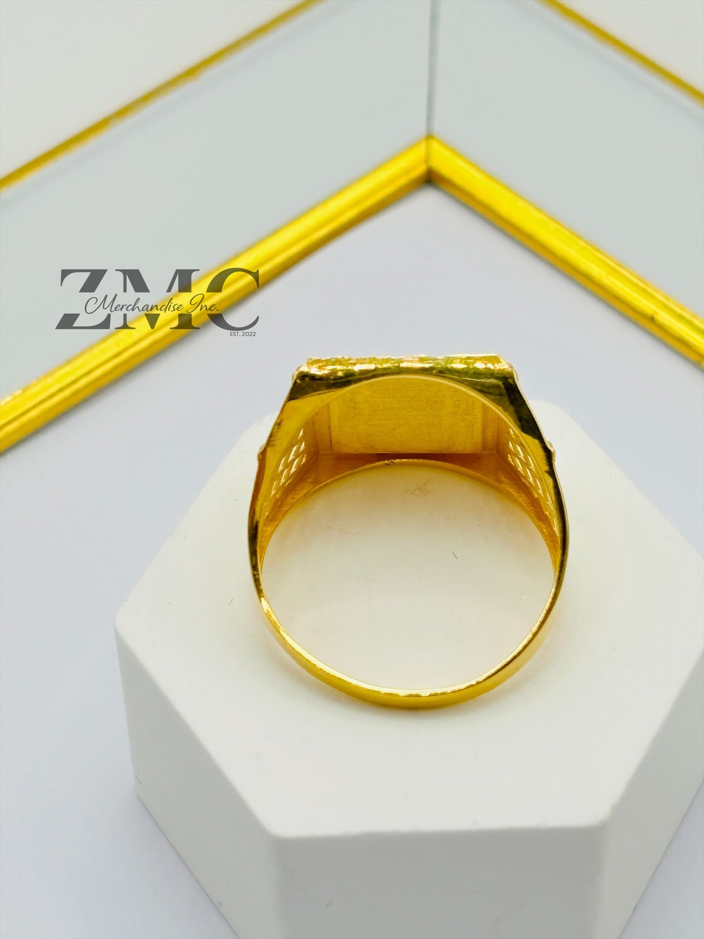 18K Gold Eagle Ring