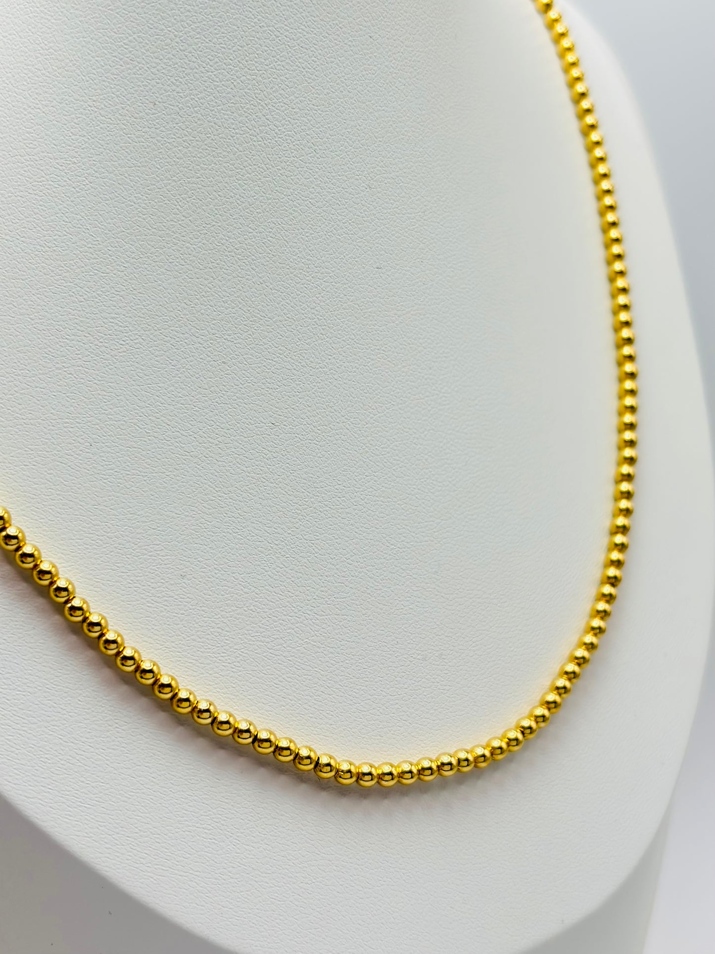 18K Gold Bubble Chain/Necklace