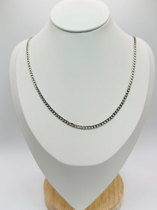 18K White Gold Chain