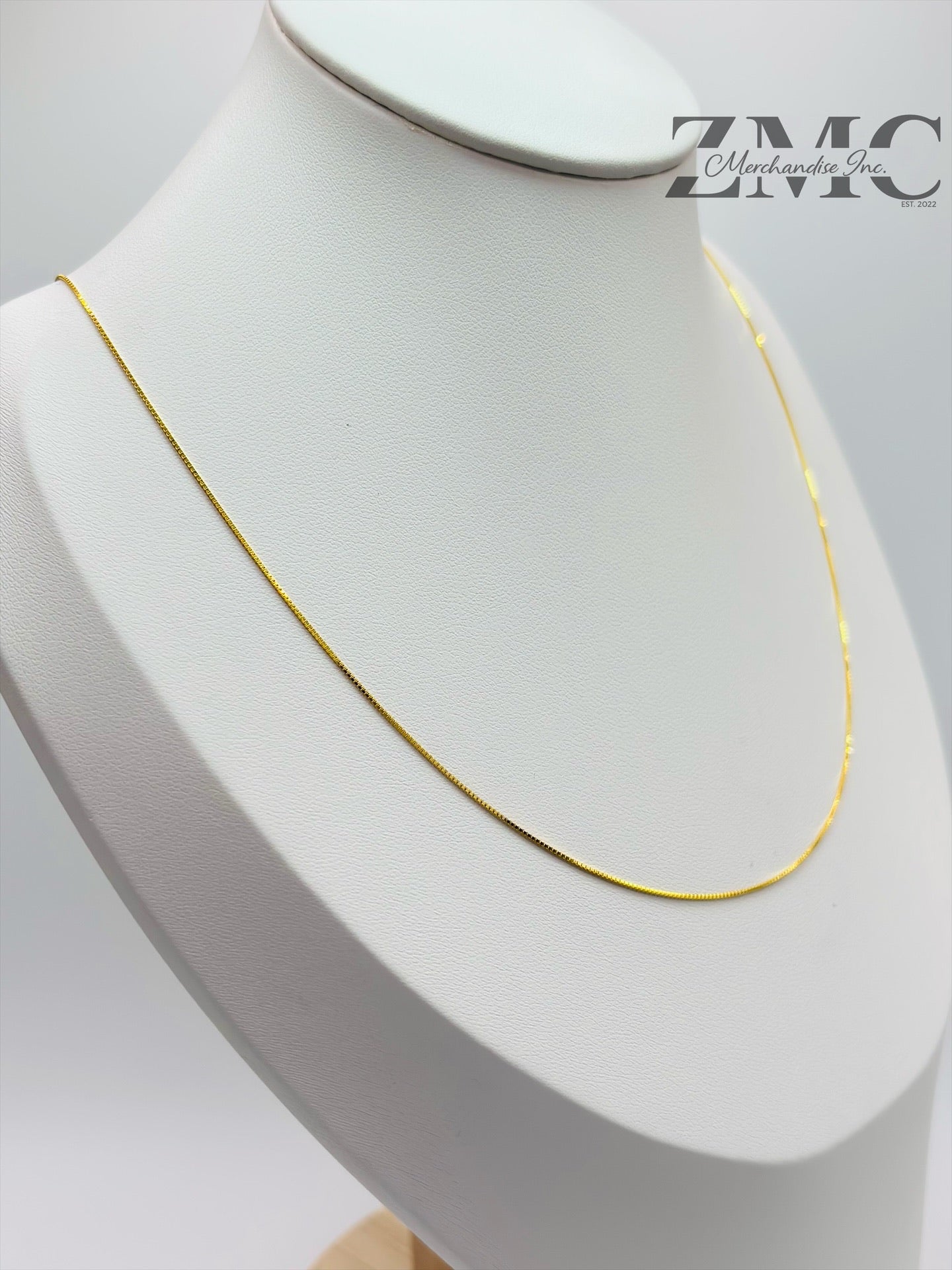 18K Gold Box Chain