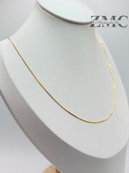 18K Gold Box Chain
