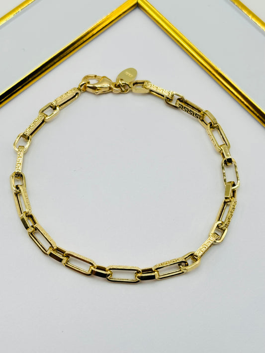 K18 Japan Gold F Paperclip