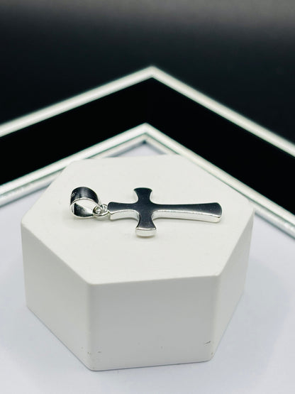 S925 Plain Cross Pendant
