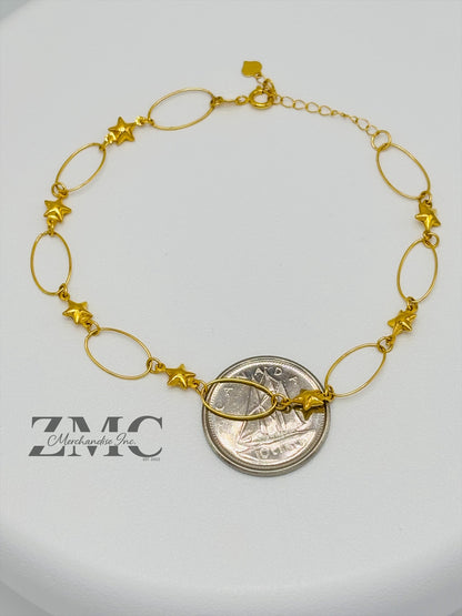 18k Star Bracelet