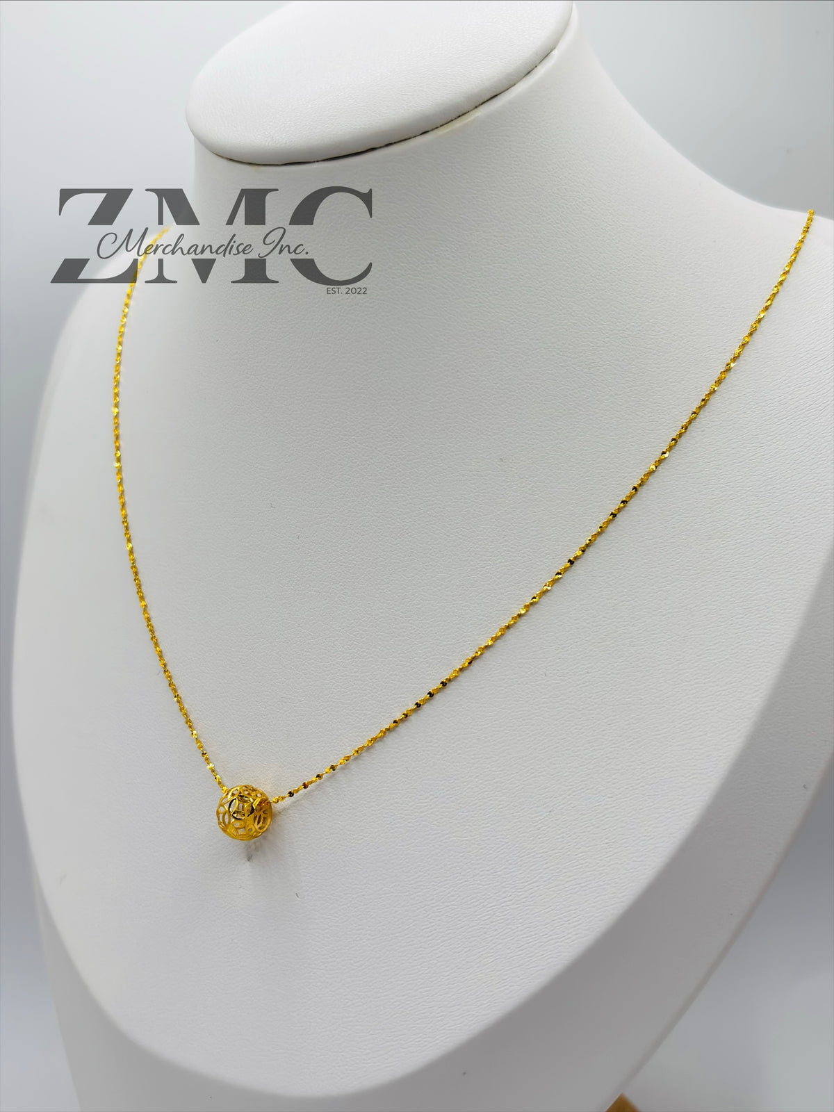 18K Gold Money Cather Necklace
