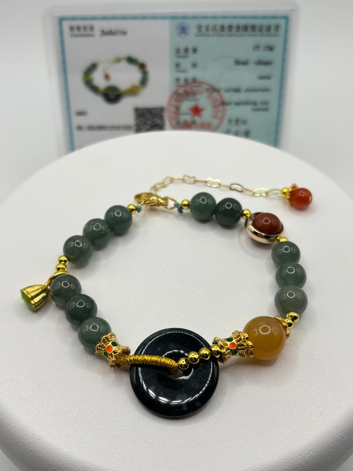 Natural Jade with Certificate