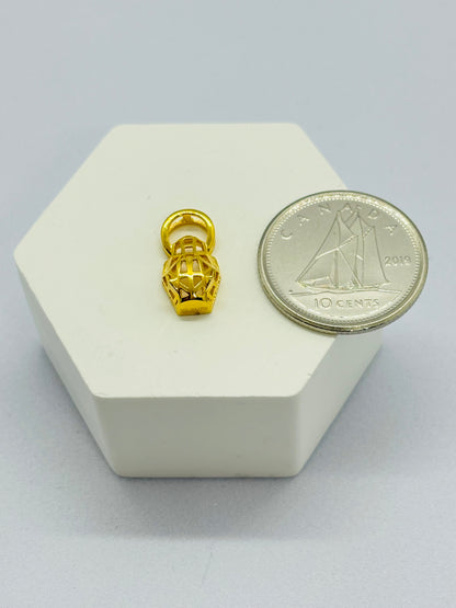 18k Gold Small Panther Pendant