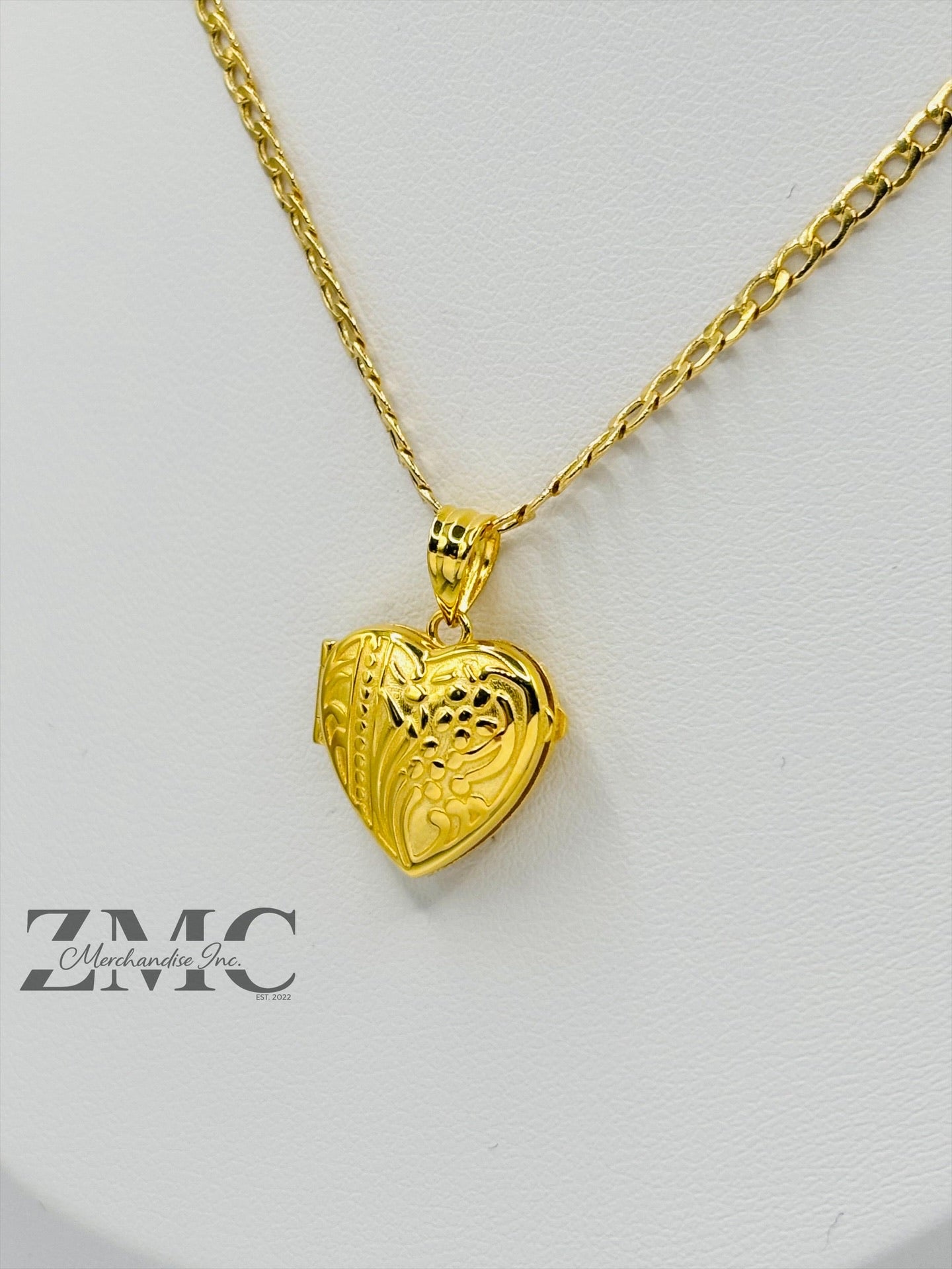 18K Gold Locket Necklace