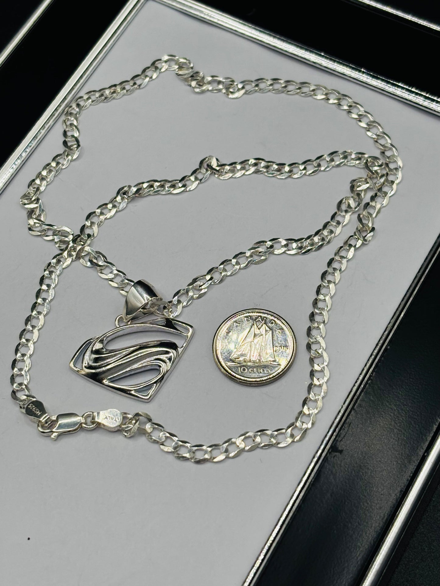 S925 Silver S Necklace