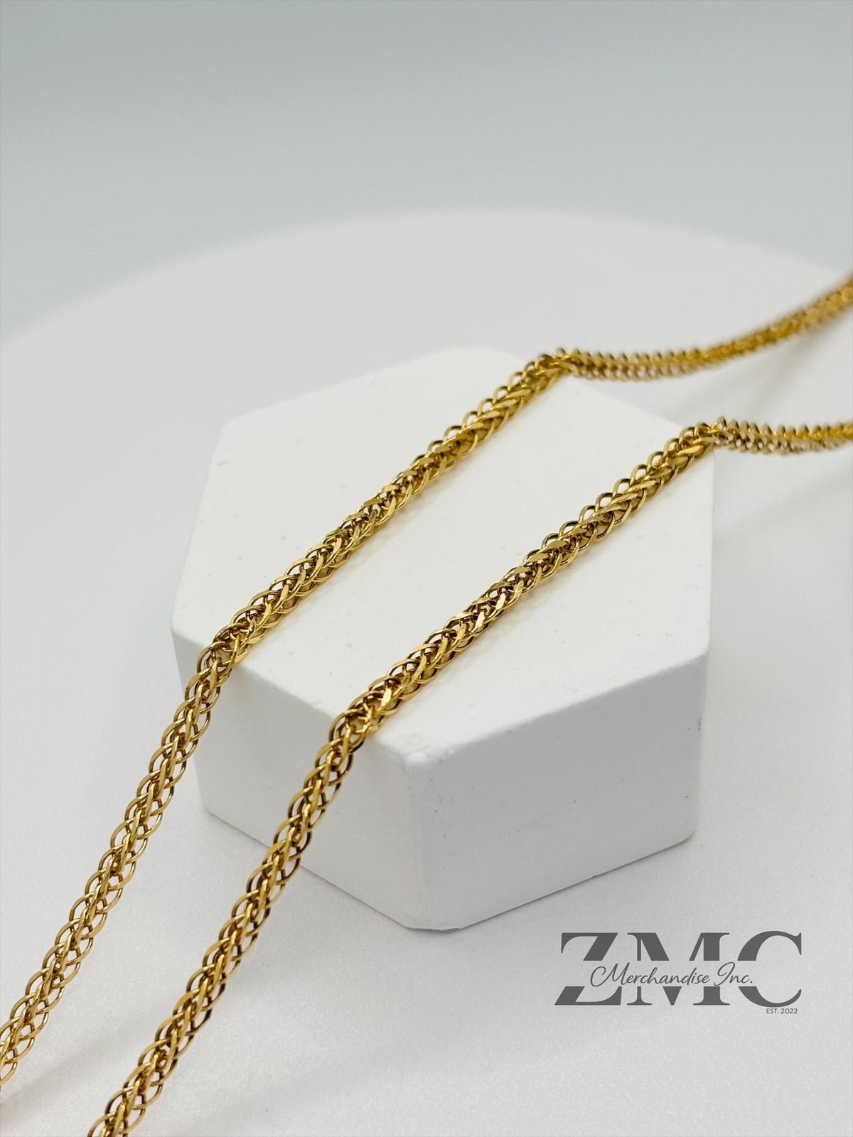18K Gold Cross & Heart Necklace
