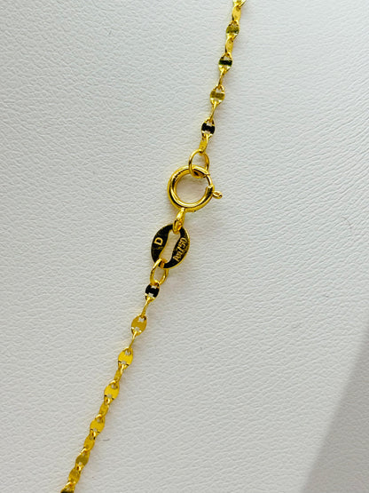 18K Gold Dancing Chain
