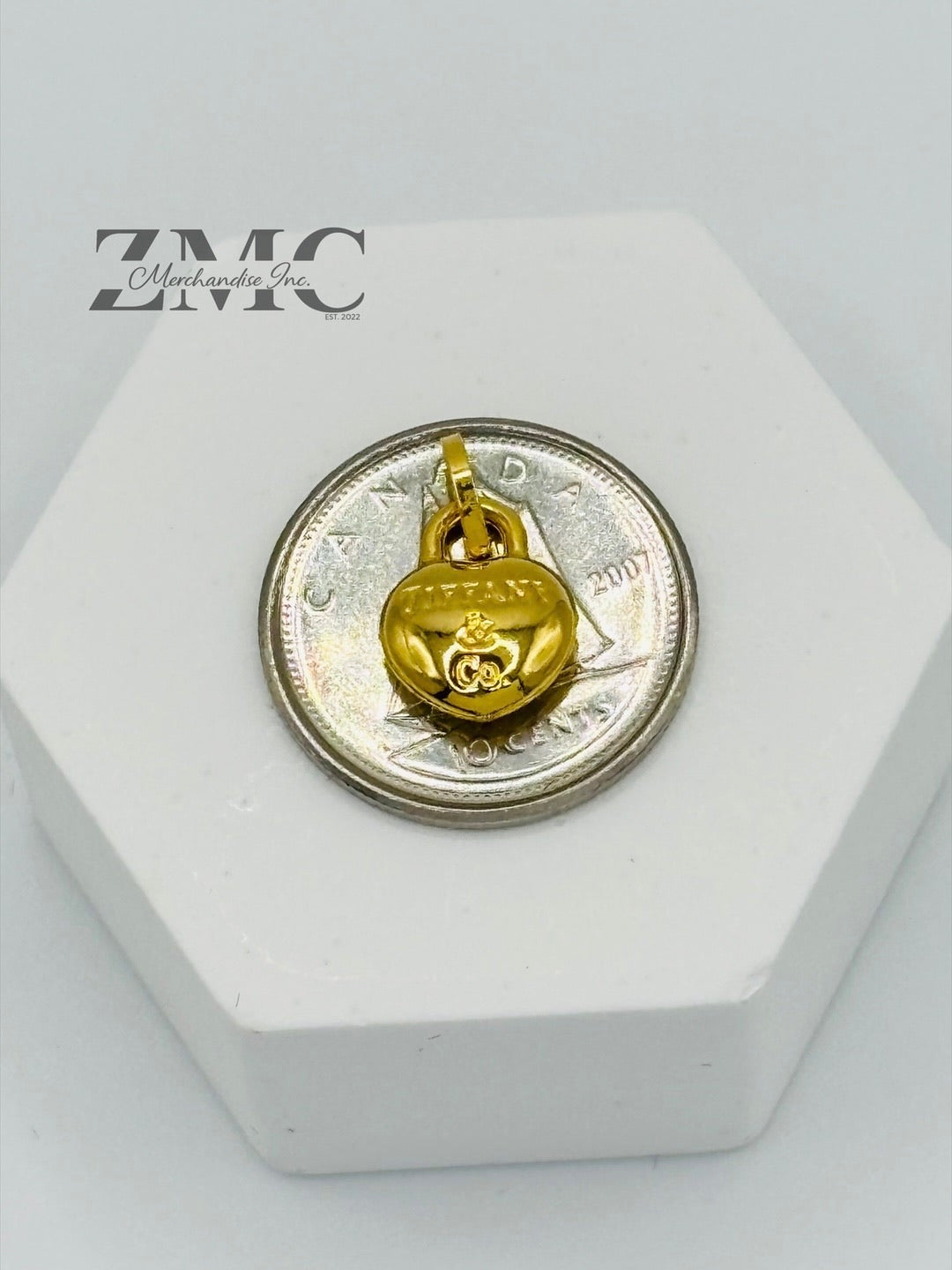 18K Gold Heart Pendant