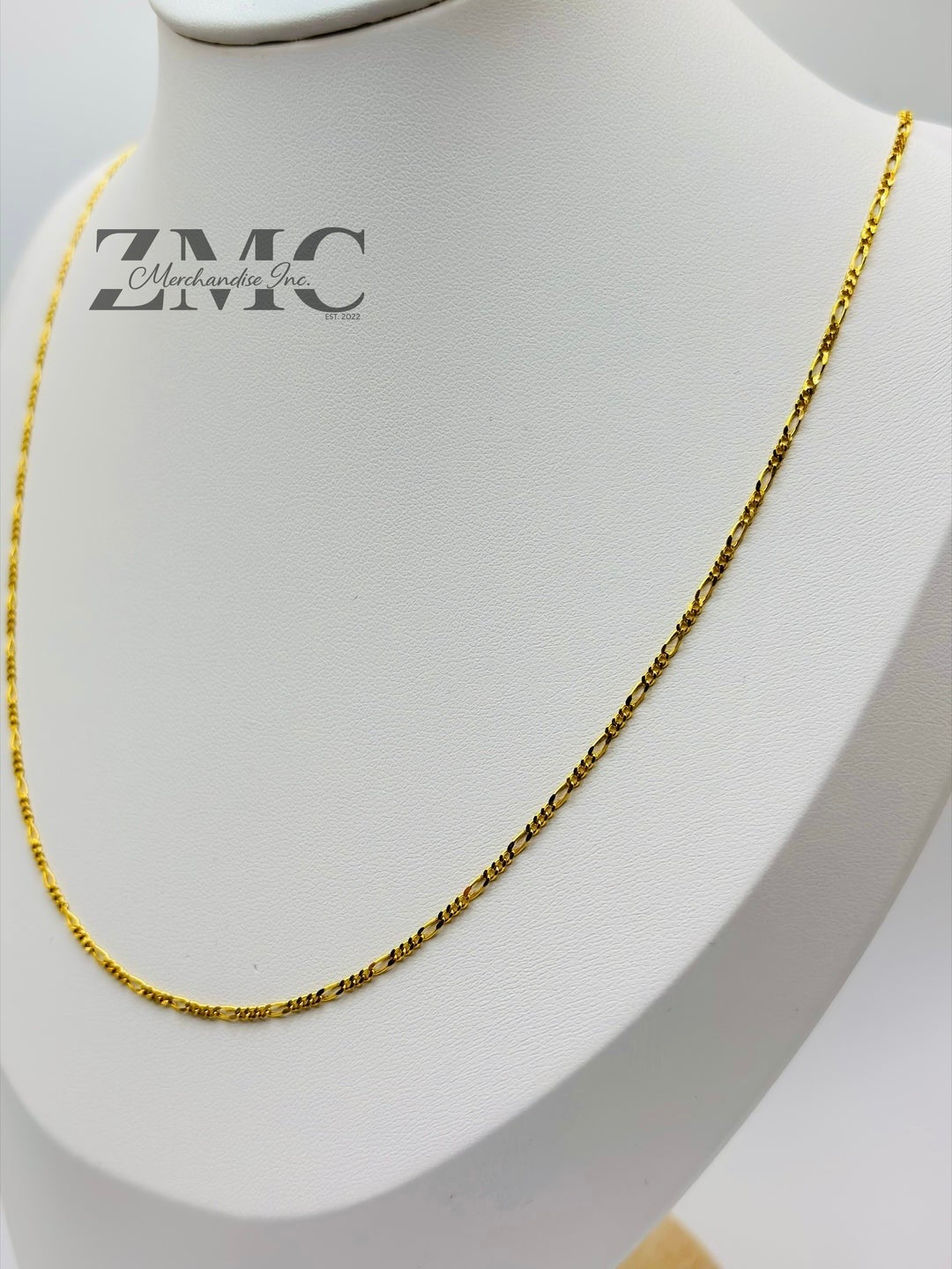 18K Gold Figaro Chain