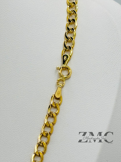 18K Gold Curb Chain