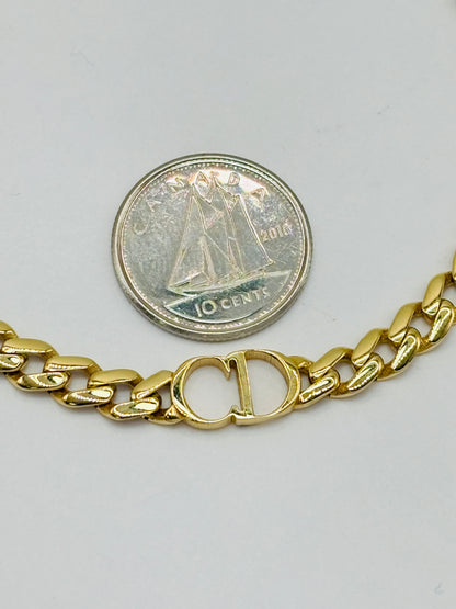 18K Gold CD Bracelet