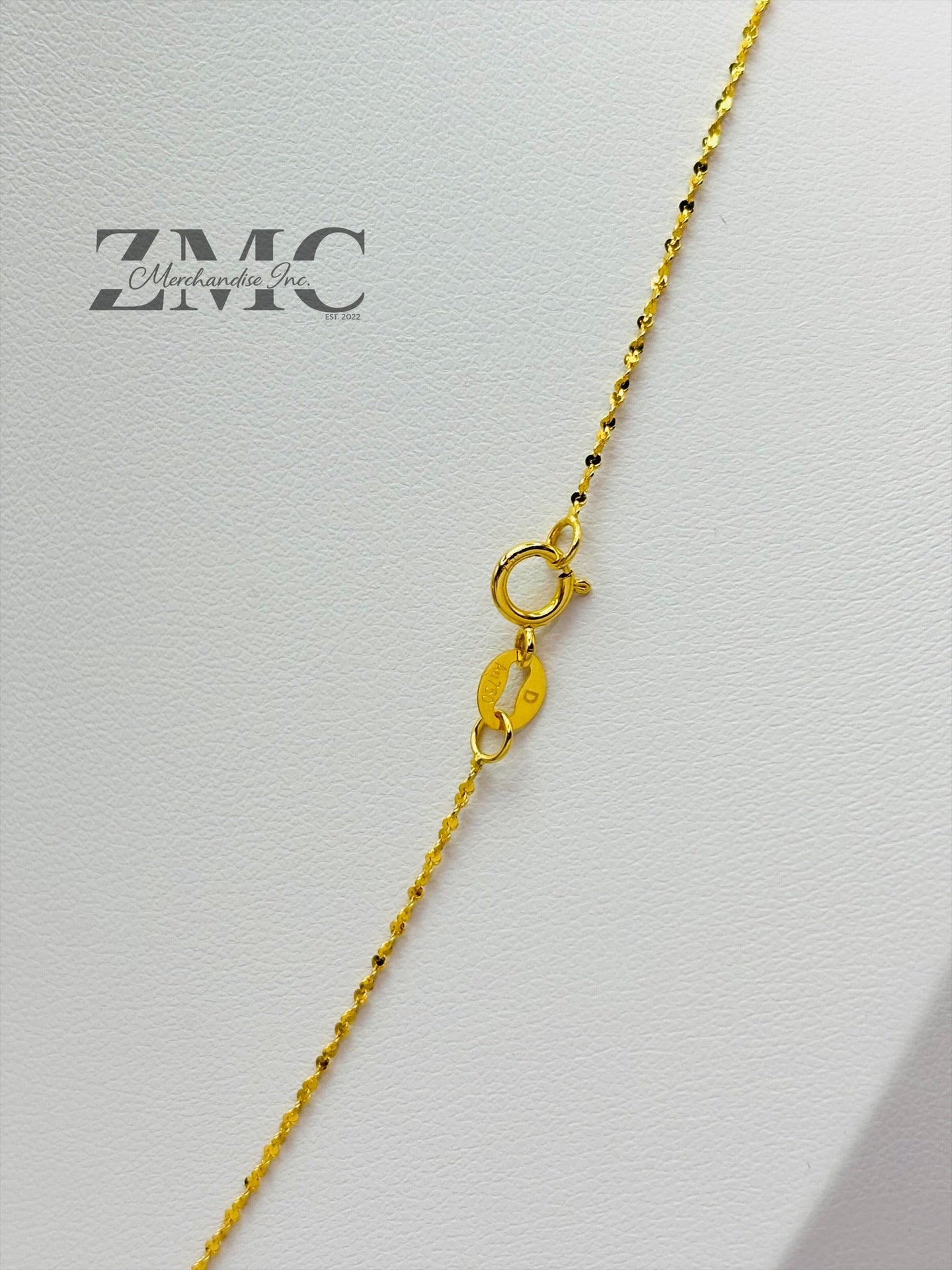 18K Gold Mirror Chain